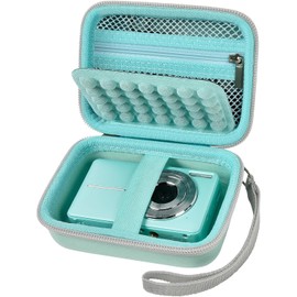 Digital Camera Case Compatible with Umipyiza/for YLSHGXFC/for Nicamery/for SIXTARY/for Canon Camera Compact Camera, Digital Camera Bag Small with Mesh Bag (Box Only) Green