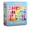 Eurographics Puzzle in Tin: Popsicle Rainbow, 1000 Piece Puzzle for