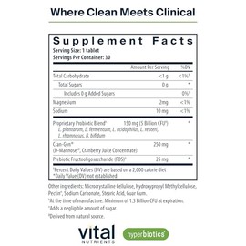 Hyperbiotics Vital Nutrients Pro Women Probiotics for Women | Vaginal Probiotics for PH Balance | Oral Probiotic for Vaginal Health and Urinary Tract 