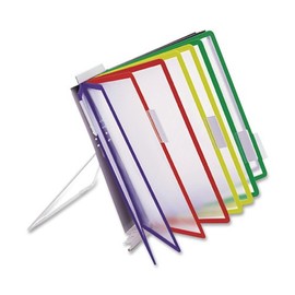 DURABLE Desktop Reference System, 10 Double-Sided Panels, Letter-Size, Assorted Colors, INSTAVIEW Design (561200)