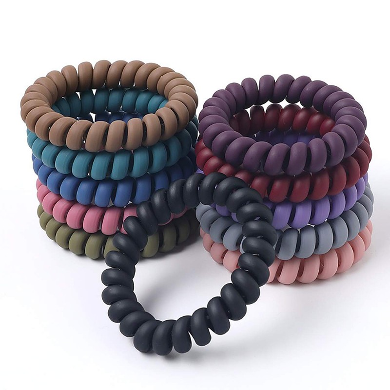 WHITE FANG ZA060 Hair Rubber Twist Adult Stylish Cute Hair