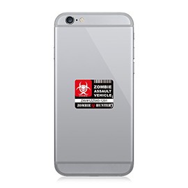 RDW Zombie Assault Vehicle License - Cell Phone Sticker - Decal - Die Cut