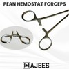 WAJEES Hemostat Forceps 8" Pean Curved Forceps, Fishing Forceps Locking
