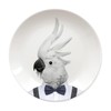 Mustard Wild Dining Animal Party Plates - Cockatoo, Parrot, 23cm