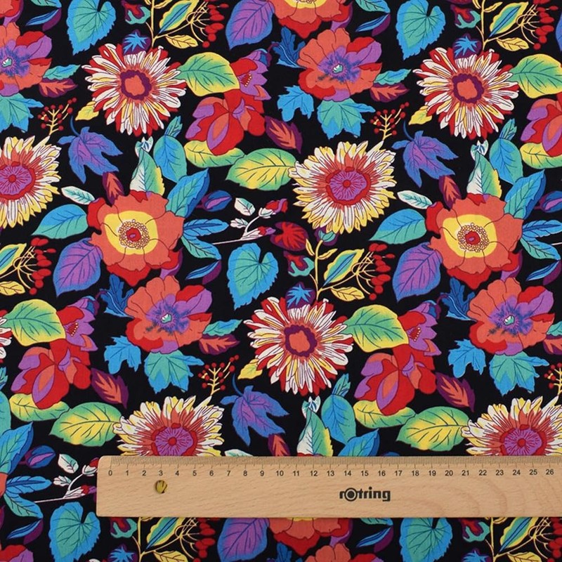 BrightGlow 7 Pieces 25 x 20 cm Cotton Fabric Packs,