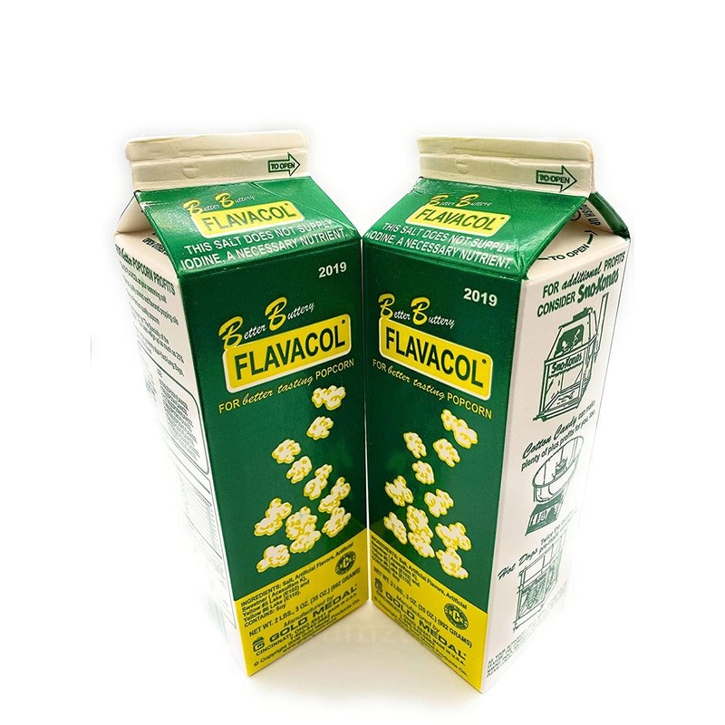 35oz Carton Concession Essentials Better Butter Flavacol Popcorn Season -