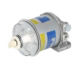 Diesel Fuel Filter Assembly - Glass Bowl Massey Ferguson 40 30 135 50 50 165 Ford 4600 2600 4100 4000 3000 5610 6600 4110 4610 2000 3600 5000 Allis Chalmers Long International Oliver FIAT Landini