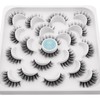 DYSILK Mink Eyelashes Strip Lashes - D Curl Lashes 10