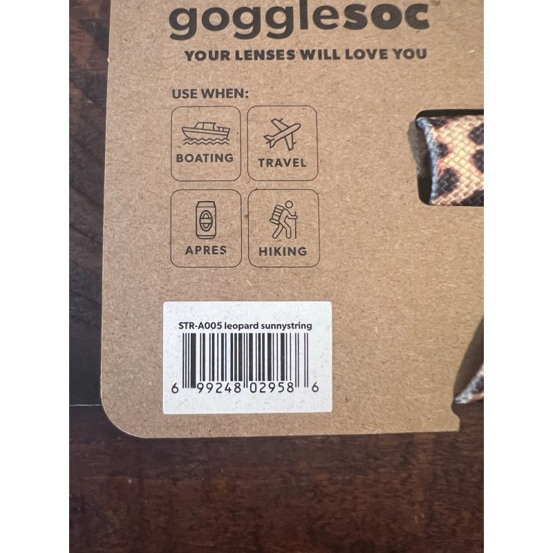 Gogglesoc NWT Gogglesoc Sunnystring In Leopard