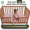 Bunnyjik GOTS Organic 2 x Baby Cot Fitted Sheets -