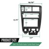 LQI Center Dash Climate Control Radio Bezel Trim Dashboard, Compatible