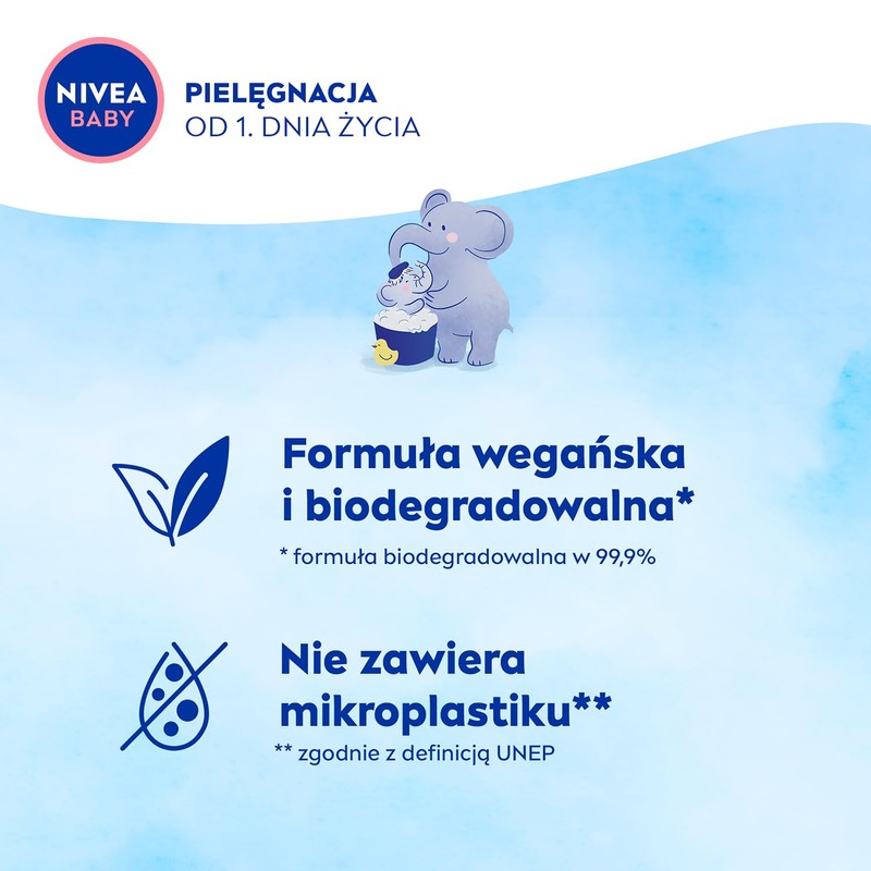 NIVEA BABY Körper- und Haarwaschgel 2in1, 500 ml mit Pumpe