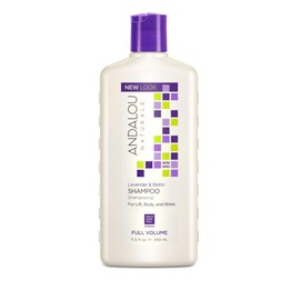2 Packs of Andalou Naturals Full Volume Shampoo Lavender and Biotin - 11.5 Fl Oz