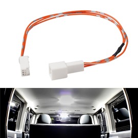 Virauto Toyota Hi-Ace 200 Series Room Lamp, Harness, Interlocking Lighting, 4 Type, 5 Type, 6 Type, 7 Type, Compatible with HIACE Dedicated Design, Rear Lighting, Interior Light, Sliding Door