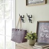 Cast Iron Wall Climber Decorative Wall Hanging Hook (Set of