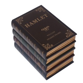 Caja de Almacenamiento en Forma de Libro única Clásica, Caja de Almacenamiento de Tablero de Modelado de Libros Decorativos para Decoración de Escritorio (Grande)