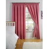 Simply Style Fuschia Thermal Backed Readymade Curtain Pair 46x72in(116x182cm)