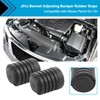 MAX COOL 2 Pcs Bonnet Adjusting Bumper Rubber Stops Compatible