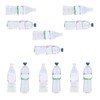 40pcs Dollhouse Water Bottles Set 4 Styles Miniature Drinking Accessories