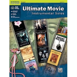 Ultimate Movie Instrumental Solos: Trumpet (Book & CD): Trumpet, Level 2-3 (Alfred's Instrumental Play-Along)