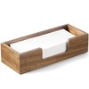 Paper Towel Dispenser Countertop, Acacia Wood Folded Paper Hand Towel