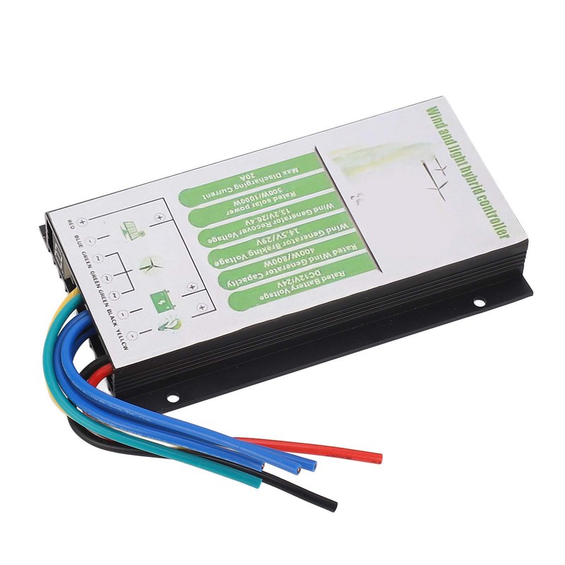 Wind Solar Hybrid Charge Controller 12V 24V Battery Auto PWM