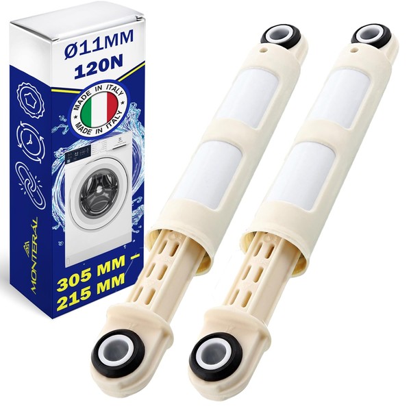 Pack of 2 Shock Absorbers Washing Machine 120N Diameter 11