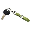 HERBE Sparkling Initial Leather Key Chain, Choose Your Initials, Made