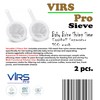 VIRS PRO 2-Pack Baby Brine Shrimp Sieve and Eggshell Separator