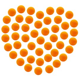 48 Pieces Power Popper Refill Balls Soft Foam Balls Approx 1.2 Inch in Diameter, Foam Balls for Popper Air Blaster Toy Guns, Replacement Foam Bullet Ball for Shooting Game Toy Guns, 48 PCS (Orange)