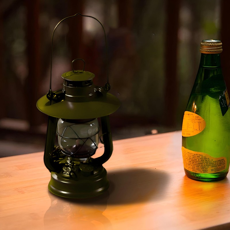 Dates Lanterns Fuel Hand Lantern Shade Green Aluminum Lightweight Heavy