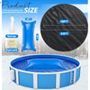 Vincreem 18 ft Round Pool Cover for Winter with 4