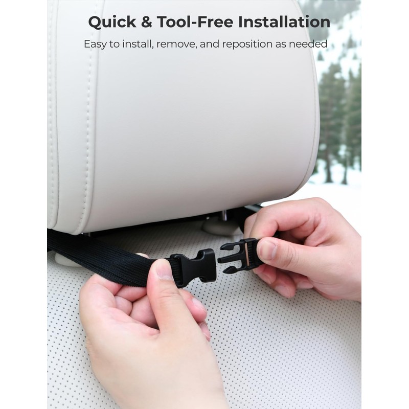 Upgraded Car Tissue Holder - Premium PU Leather Car Tissue