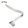 PATIKIL 9.5x6mm Kayak Paddle Snap 8pcs Pole Push Button Spring