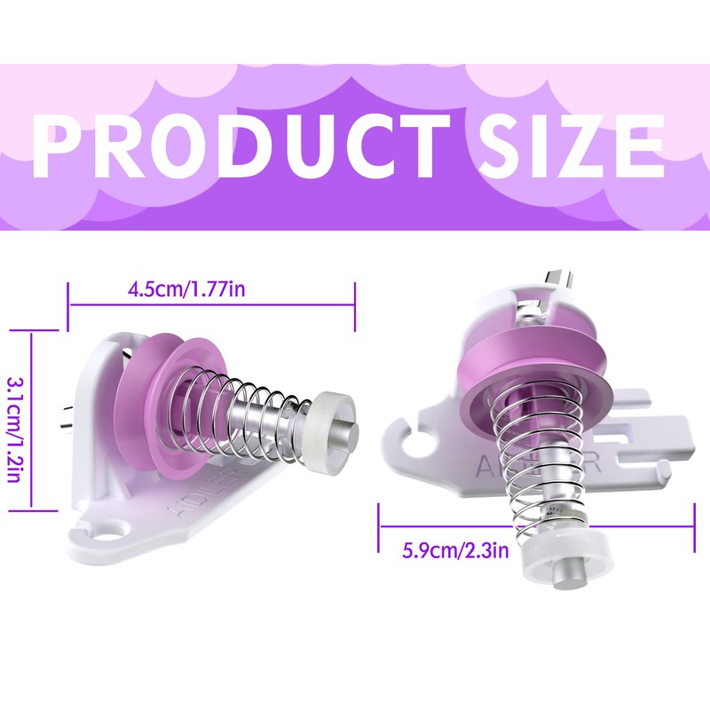 Knitting Machine Tensioners，Compatible for ADDI 46 Needle Circular Knitting Machine，Plastic