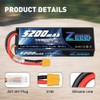 Zeee 2S 5200mAh Lipo Battery 7.4V 80C Battery with XT60
