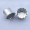 20 Pcs Aluminum Candle Cups Small Metal Candlestick Holder Cups