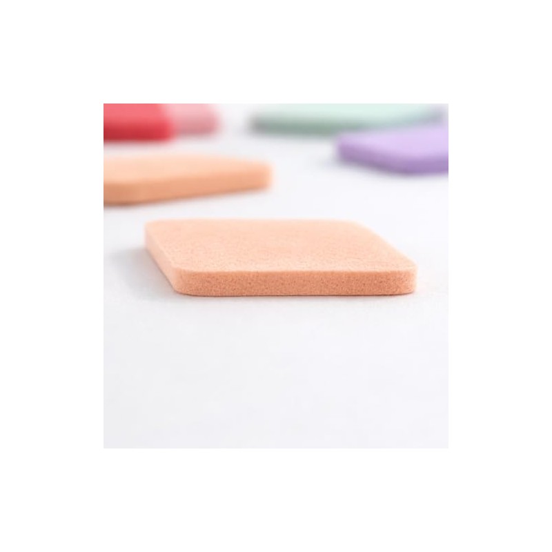 Set 10 Esponjas de Maquillaje Delgadas – Aplicación Precisa Para