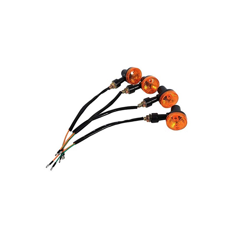 Intermitentes para Motos, 4pcs 12V Universales de Direccionales para Motos