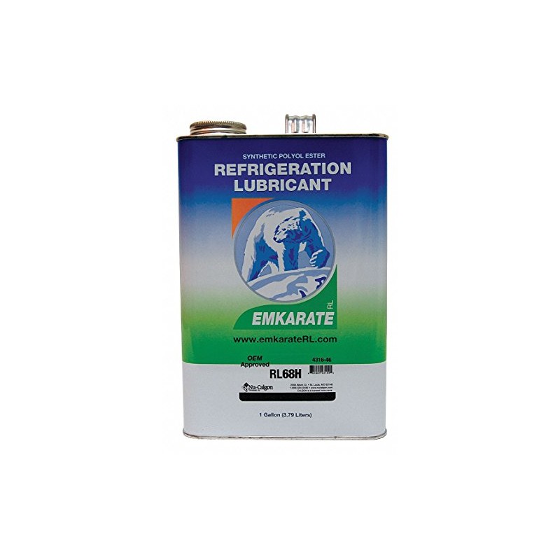 Nu-Calgon 4316-44 Emkarate RL68H Polyol Ester Refrigeration Lubricant, 1 quart,