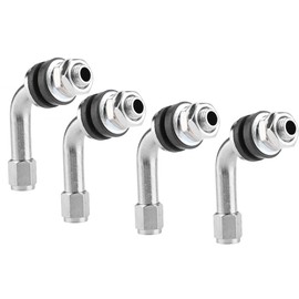 QANYEGN Tyre Valve Stem, 90 Degree Angled Bolts in Valve Stems, Tire Valve Extender Adapter for Car Motorcycle Tyre Inflating Accessories
