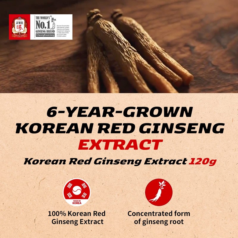 CheongKwanJang 100% Korean Red Ginseng Extract 120G