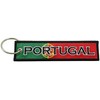 Llavero de la bandera de Portugal, 100% bordado