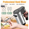 600W Electric Hand Mixer with 6 Piece Mixing Bowls with