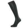 ALBERT KREUZ men’s black luxury business knee high socks of