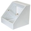 CONEC2, Angled Surface BACKBOX, 1 Gang, Wall Plates and Floor