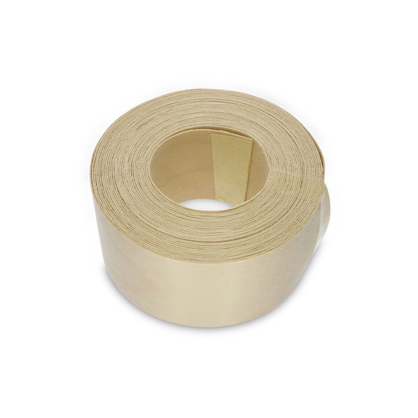 WoodPress® 50mm Real Birch Iron-On Edging – 7.5m Roll – Pre-Glued Wood Veneer Tape for Easy DIY Application – Will Cover The Edge of a Standard MDF Panel