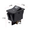 E Support™ Car Yellow LED Fog Light Toggle Rocker Switch