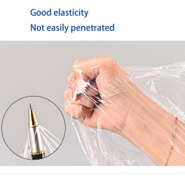 Welstik Stretch Film - 80 Gauge 5 Inch x 1000 Feet Shrink Wrap for Pallet Wrap,with B...