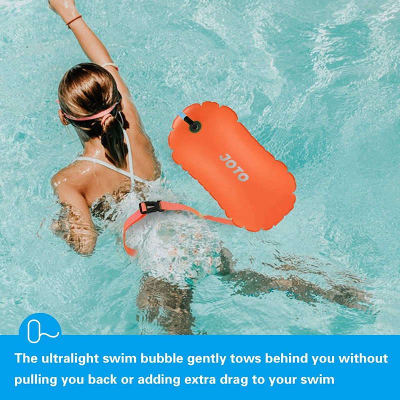 JOTO 2 Pack Swim Buoy Float for Open Water, Swimming